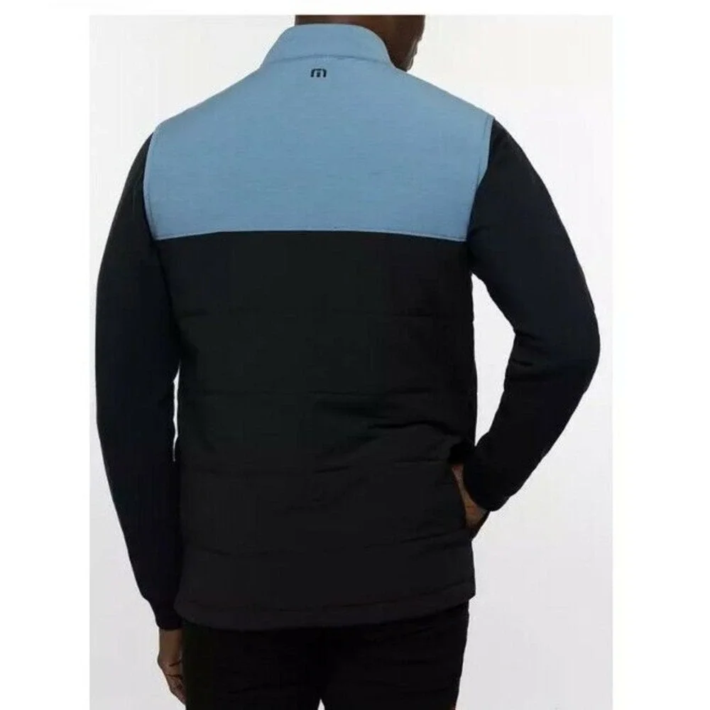 Men's Travis Mathew Todos Santos Full Zip Vest Large Color Block Lightweight